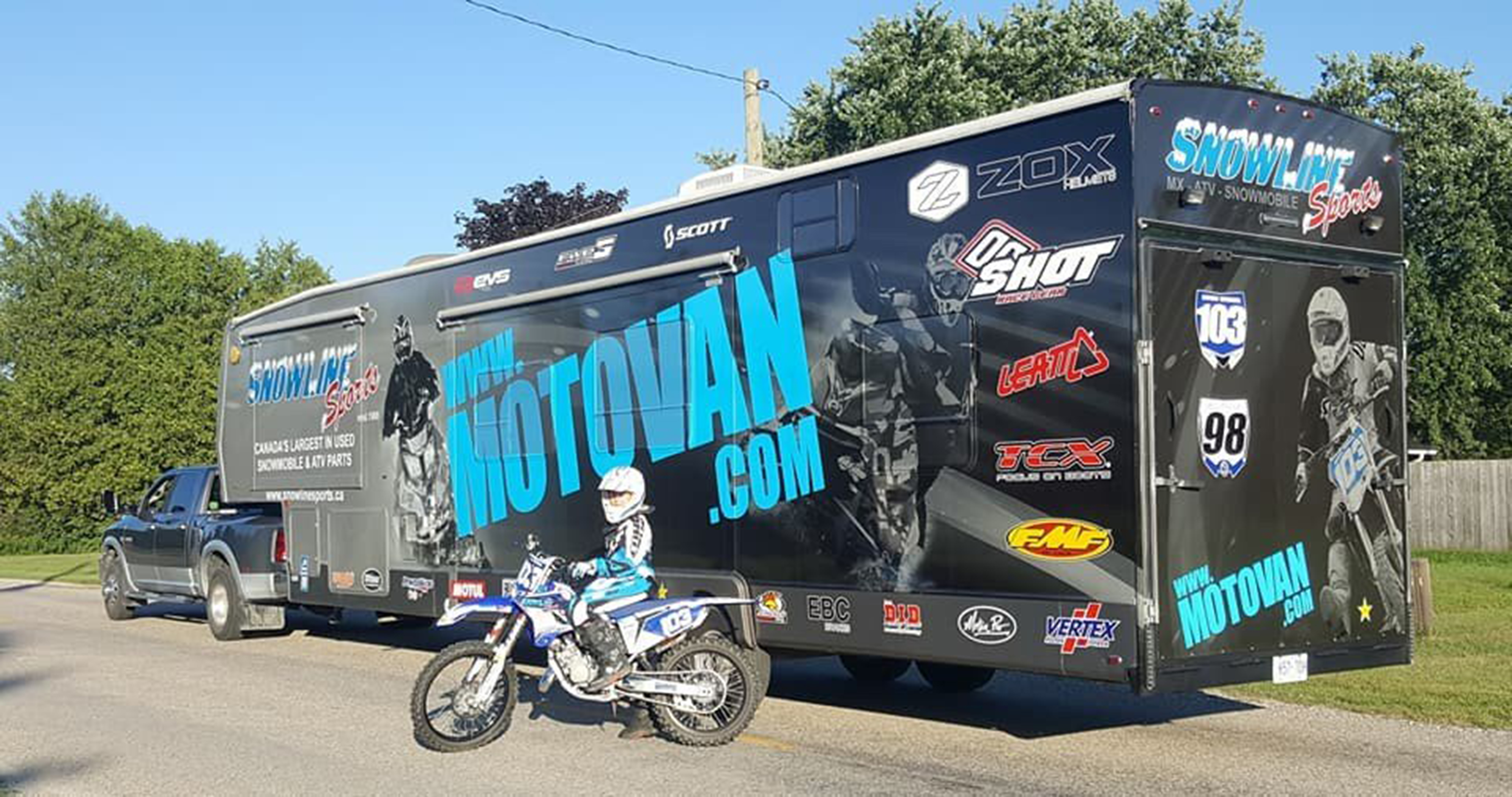 Snowline Sports Trailer Wrap