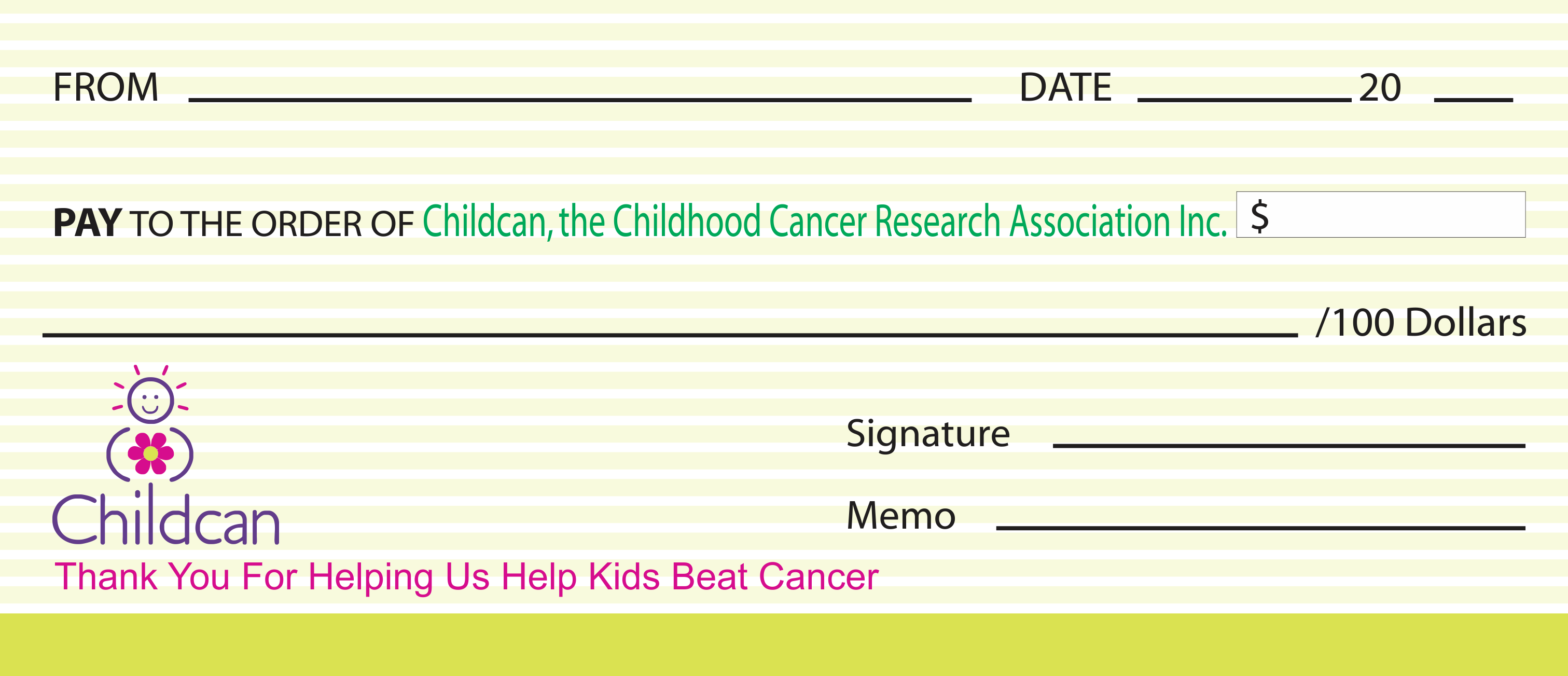 childcan cancer donation